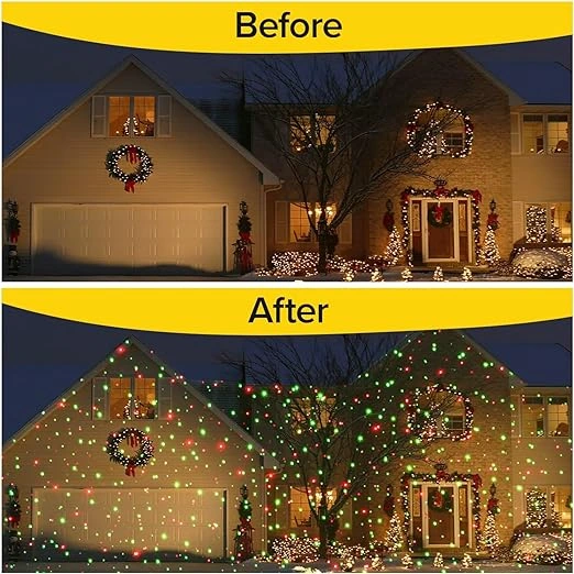 Star Shower Ultra 9 house's facade before/ after